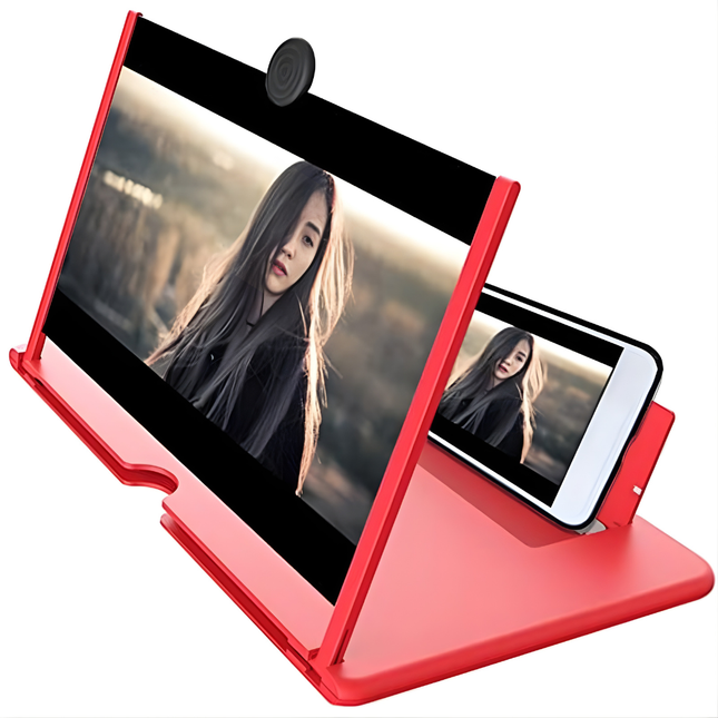3D Skärmförstorare för Mobil – Vikbart Mobilställ för Film & Video