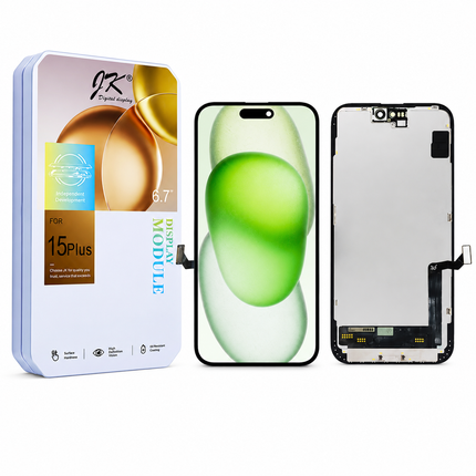 JK LCD-Skärm för iPhone 15 Plus – Display & Touchscreen Ersättningsskärm