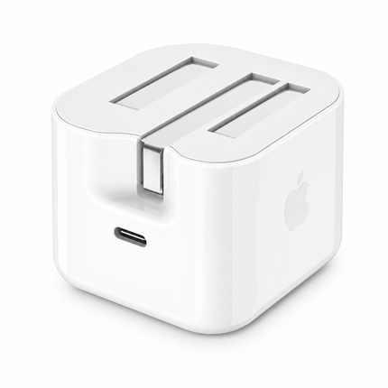 USB-C Strömadapter med UK-kontakt – Snabbladdare för iPhone och iPad