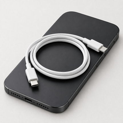 USB-C till USB-C Laddkabel 1 m – Snabbladdning & Dataöverföring