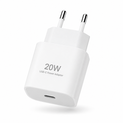 USB-C 20W Snabbladdare – Strömadapter för iPhone, iPad och USB-C-enheter