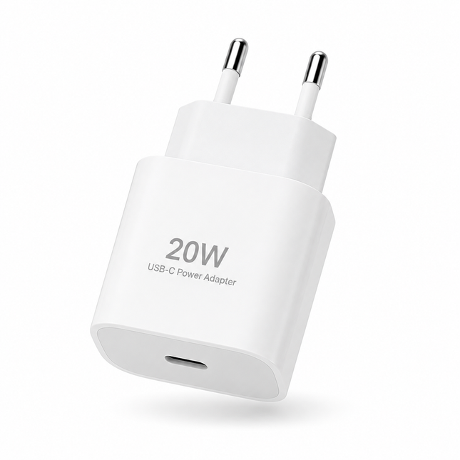 USB-C 20W Snabbladdare – Strömadapter för iPhone, iPad och USB-C-enheter