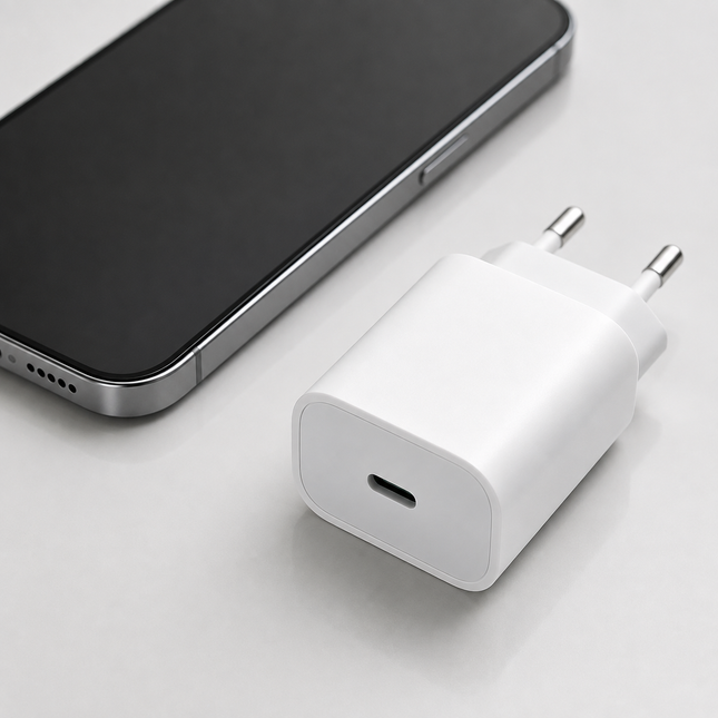 USB-C 20W Snabbladdare – Strömadapter för iPhone, iPad och USB-C-enheter