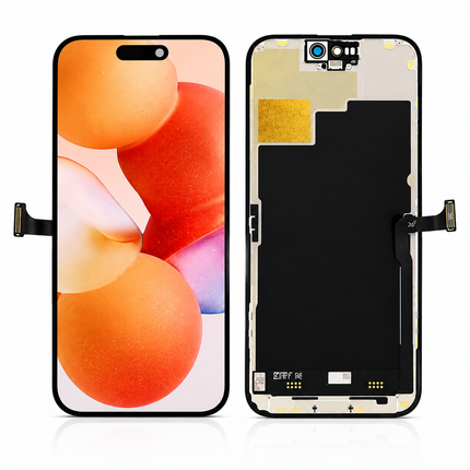 JK Premium LCD Display för iPhone 15 Pro – Komplett Skärmmodul