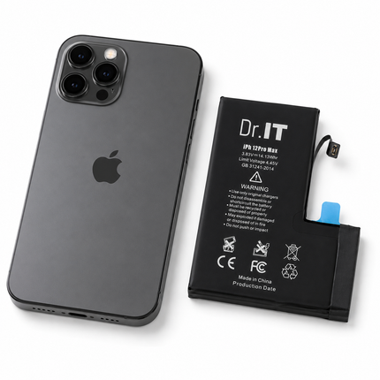 Dr.IT Premium Batteri för iPhone 12 Pro/Pro Max – Hög Kapacitet Ersättningsbatteri