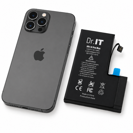 Dr.IT Premium Batteri för iPhone 13 Pro & 13 Pro Max – Hög Kapacitet Ersättningsbatteri