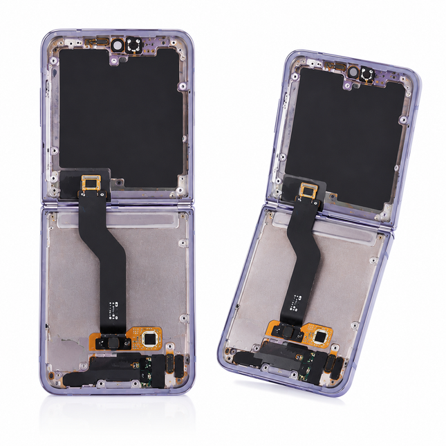 LCD Display med Ram för Samsung Galaxy Z Flip 3 / Flip 4 / Flip 5 / Flip 6