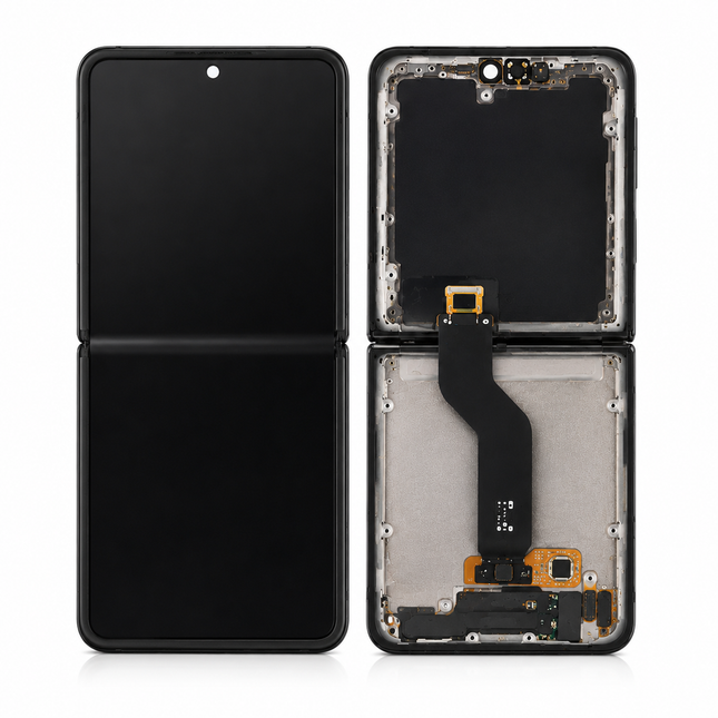 LCD Display med Ram för Samsung Galaxy Z Flip 3 / Flip 4 / Flip 5 / Flip 6