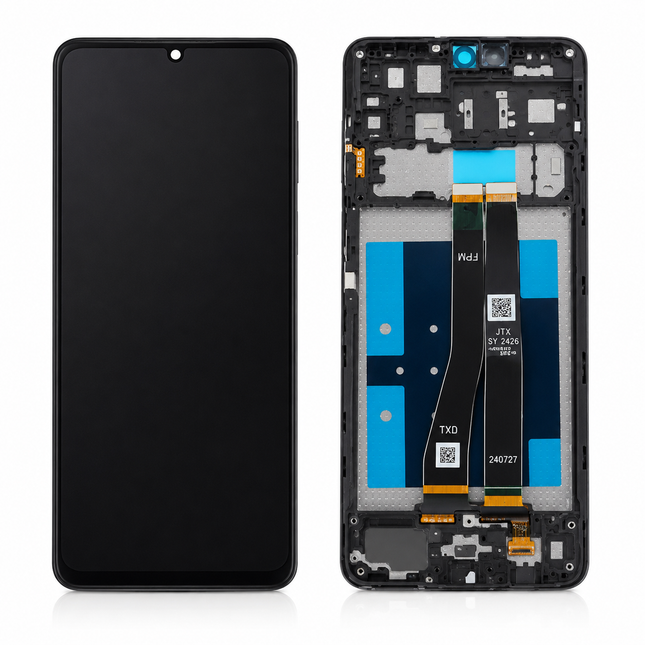 Samsung Galaxy A LCD Display med Ram | A06, A07, A14, A15, A16 & A17