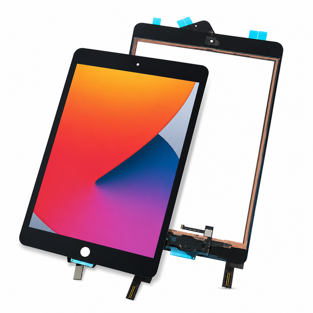 iPad 7th Gen Pekskärm med Glas – Touch Digitizer (A2197 / A2198 / A2200)
