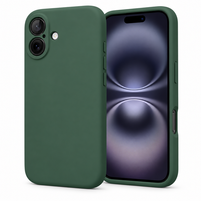 Premium Silikon Skal – För iPhone 16, 16 Plus, 16 Pro & 16 Pro Max