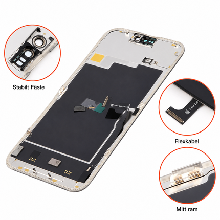 DD Soft OLED Display för iPhone 15 Pro / 15 Pro Max / 15 Plus – Ersättningsskärm