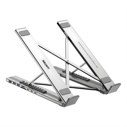 Justerbart Laptopställ i Aluminium | Ergonomiskt Laptopstativ